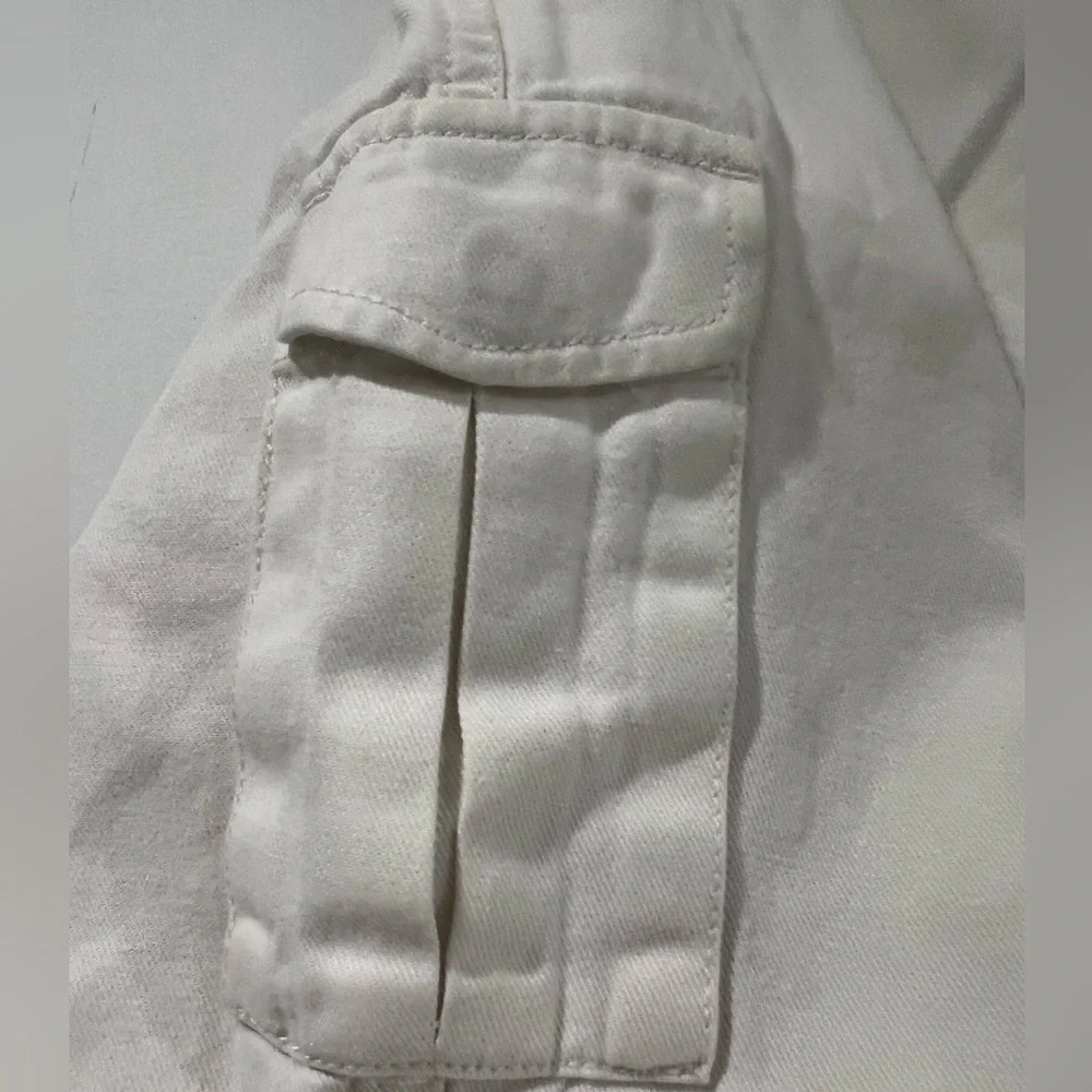 ARMANI COLLEZIONI Men's beige cargo pants zip button pockets 36